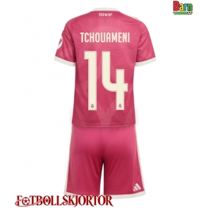 Real Madrid Aurelien Tchouameni #14 Tredje Kläder Barn 2026-27 Kortärmad (+ Korta byxor)